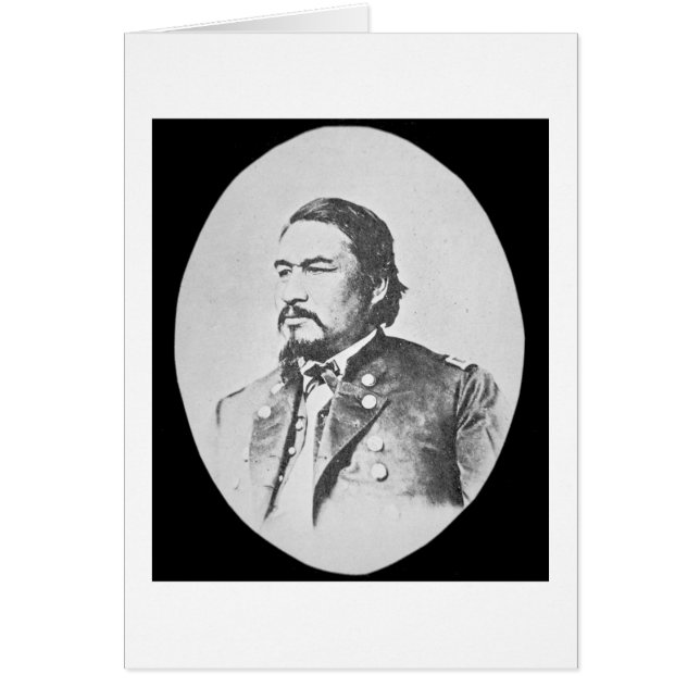 Ely Samuel Parker (1828-95) Seneca Leiter und (Vorne)