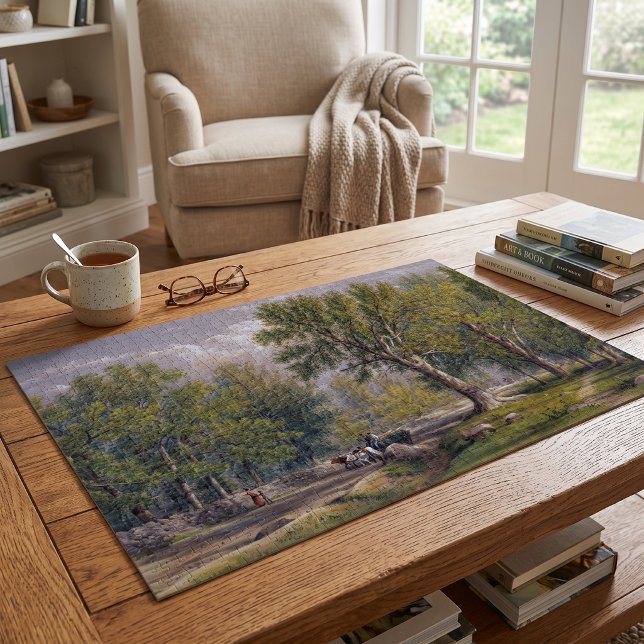 Elysian Fields in Bloom: Die Hoboken-Landschaft Puzzle (Von Creator hochgeladen)