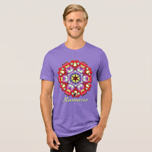 Elysium Namaste Kaleidoskop T-Shirt Tri-Blend Shirt