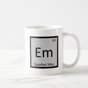 Em - Ägyptische Mau-Katze Chemie Periodensystem Tasse