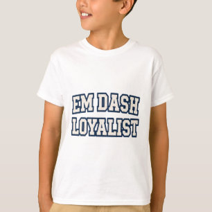 Em Dash Loyalist Lustiger Redakteur Autor Schrifts T-Shirt