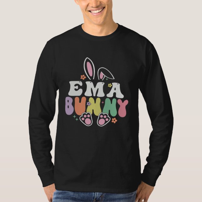EMA Bunny Women Easter Day Rabbit Grandma Family M T-Shirt (Vorderseite)