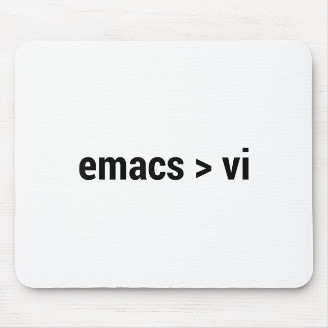 Emacs größer als Vi - Code Editor Flamme War - Bl Mousepad (Vorne)