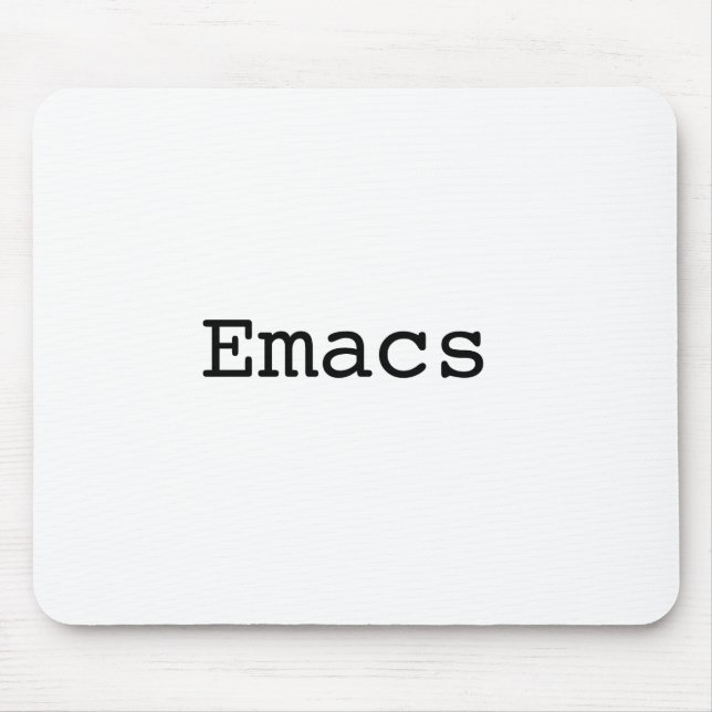 Emacs Mousepad (Vorne)