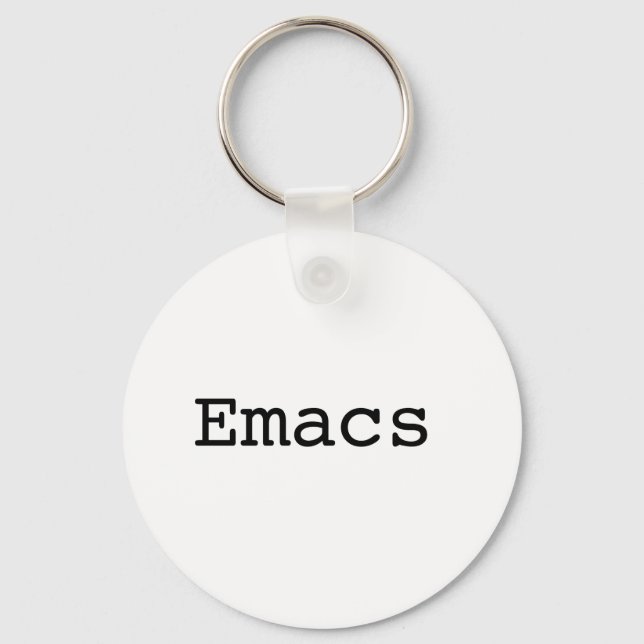 Emacs Schlüsselanhänger (Vorderseite)