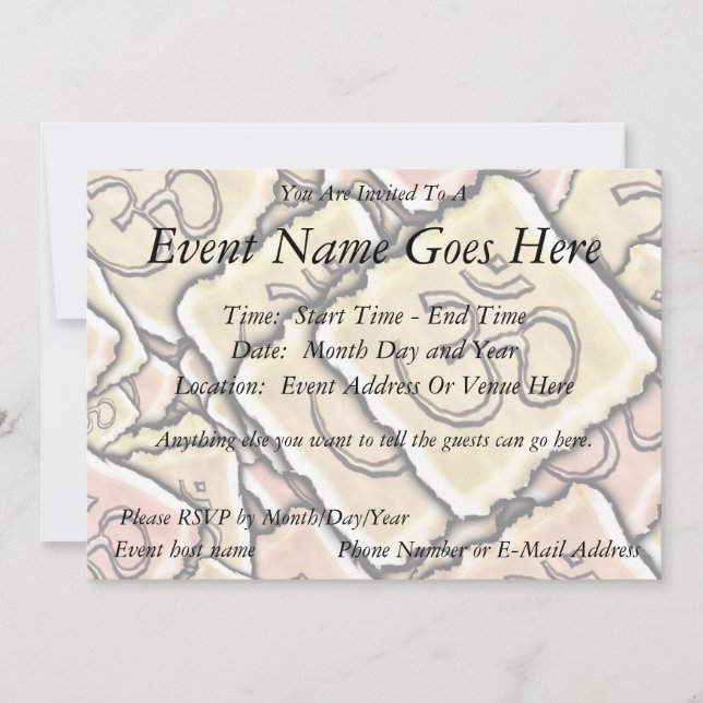 Email-Fliese OM (Om) Einladung (Vorderseite)