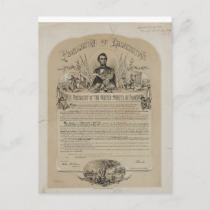 Emancipation Proclamation B B Russell & Co (1868) Postkarte