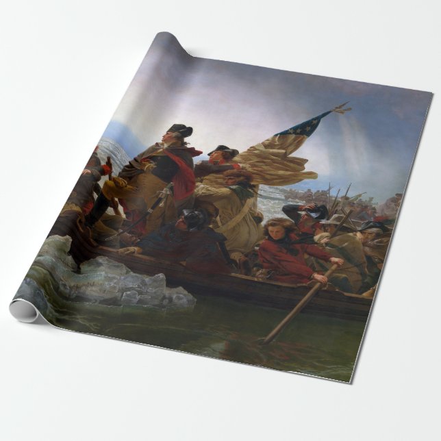 Emanuel Leutze Washington Crossing Geschenkpapier (Ungerollt)