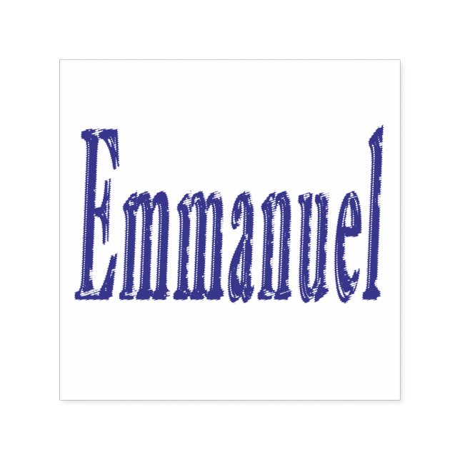 Emanuel Name Logo, Permastempel (Design)