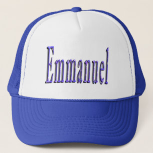 Emanuel Name Logo, Truckerkappe