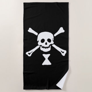 Emanuel Wynne Piratenflagge Jolly Roger Strandtuch