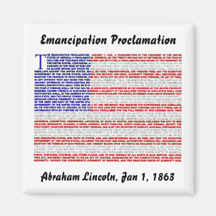 Emanzipations-Proklamation Magnet