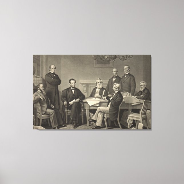 Emanzipationsproklamierung 1866 leinwanddruck (Vorderseite)