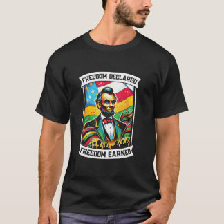 Emanzipationsproklamierung Afrikanischer amerikani T-Shirt