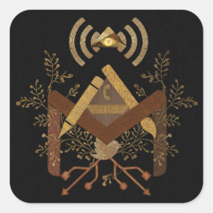 EMaurer 2014 Quadratischer Aufkleber