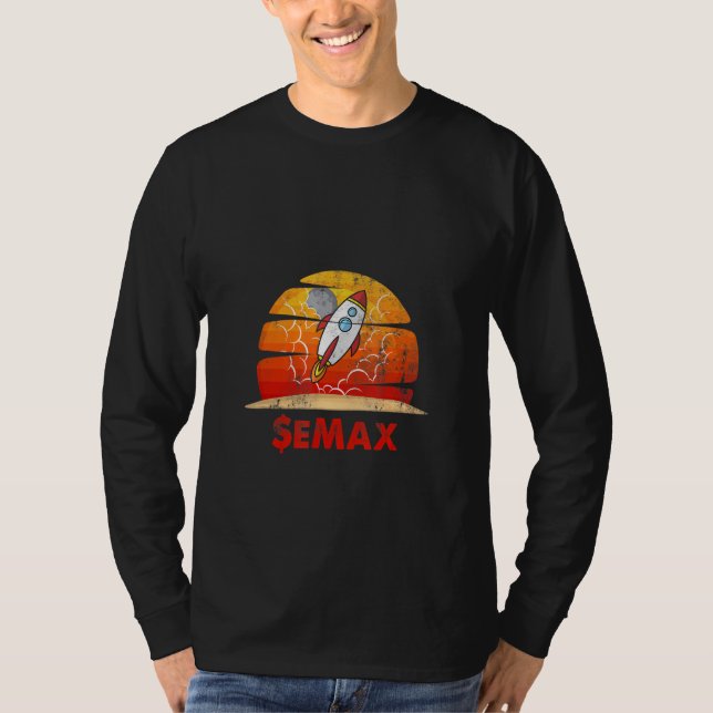 Emax Ethereummax Krypto Token Kryptowährungsblock T-Shirt (Vorderseite)