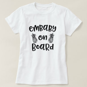 Embaby an Bord Übergangsembryo-des Geschenks des T-Shirt