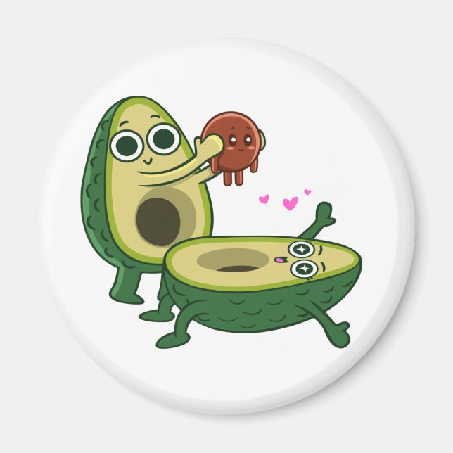 Embarazo aguacate magnet (Vorne)
