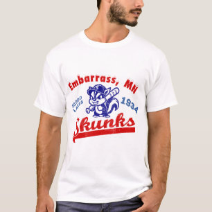 Embarrass, MN Skunks Vintag Baseball Team 1934 T-Shirt