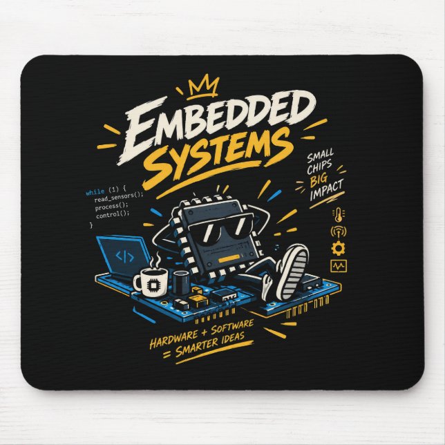 Embedded Systems Engineer Mauspad (Vorne)