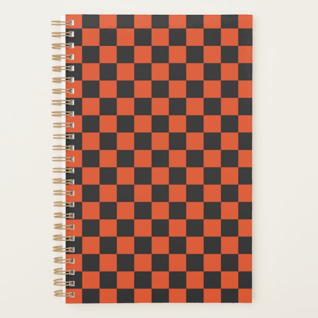 Ember and ash checkerboard pattern planer (Vorderseite)