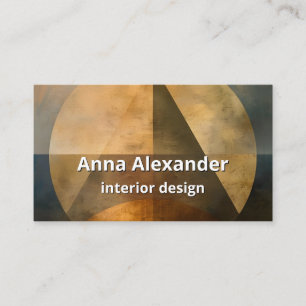 Ember Canopy Minimalistisches Design Visitenkarte