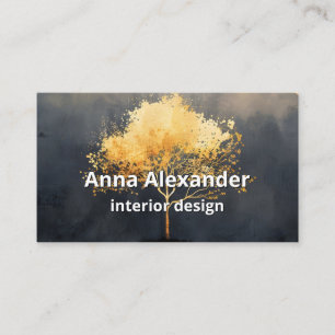 Ember Canopy Minimalistisches Design Visitenkarte