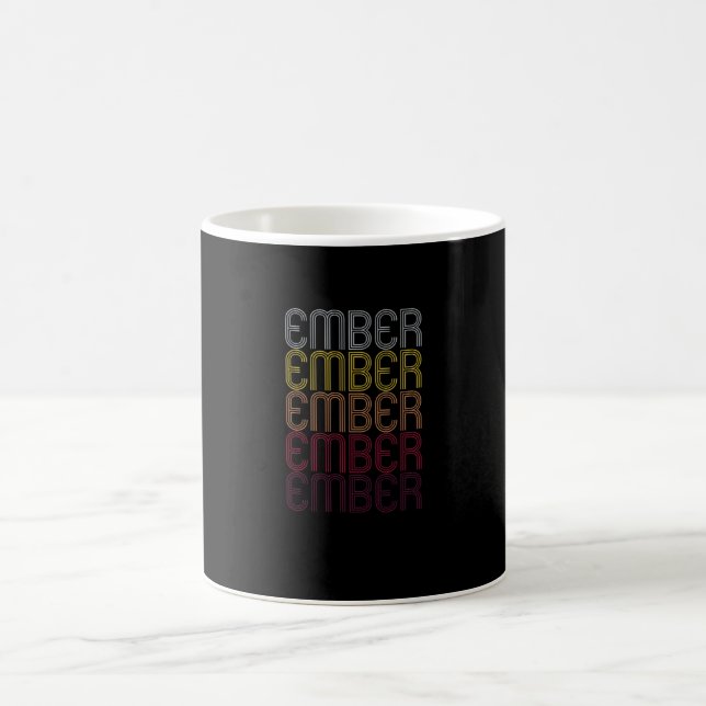 Ember Name Geschenk Personalisiert Vorname Kaffeetasse (Mittel)