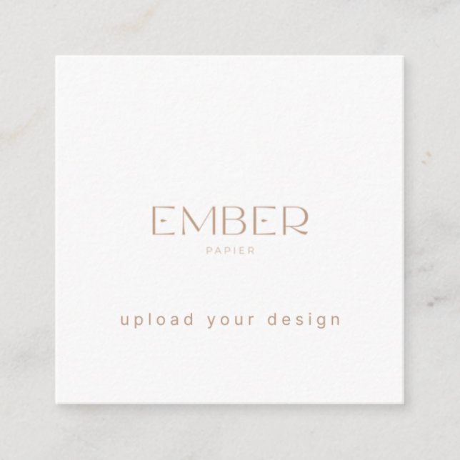 Ember Papier 2.5x2.5 Tag - Design hochladen (Vorderseite)