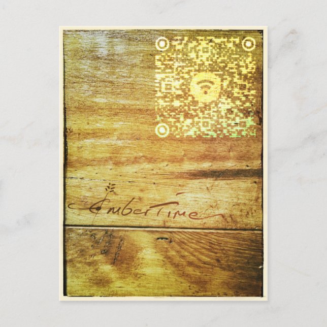 'Embertime' vergessene Gitarrenlieder Postkarte (Vorderseite)