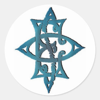 Emblem-Aufkleber Runder Aufkleber
