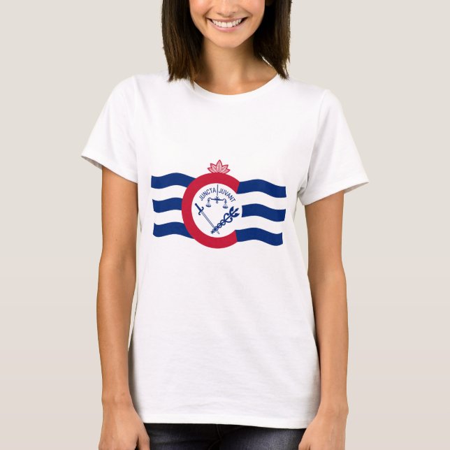 Emblem Cincinnati, T - Shirt Ohio (Vorderseite)