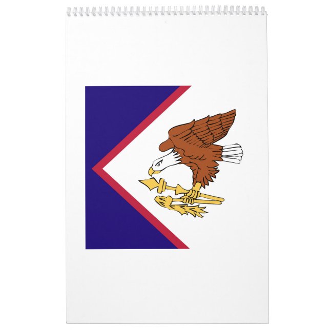 Emblem der amerikanischen Flagge von Samoa Kalender (Titelbild)