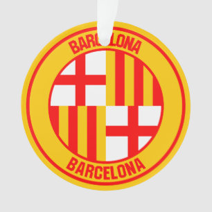 Emblem der Barcelona-Runde Ornament