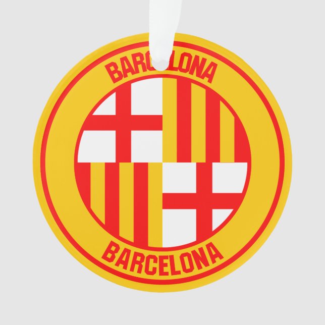 Emblem der Barcelona-Runde Ornament (Vorderseite)