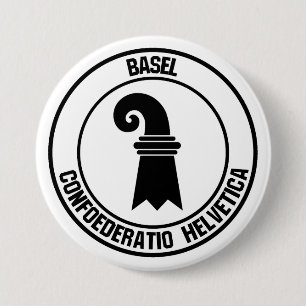 Emblem der Basler Runde Button