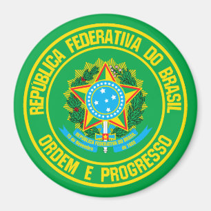 Emblem der Brasilien-Runde Magnet