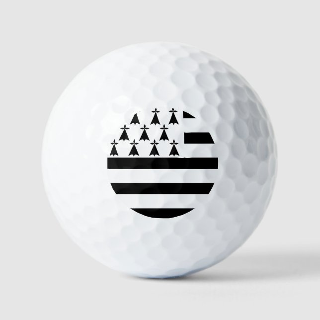 Emblem der Bretagne Golfball (Vorderseite)