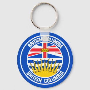 Emblem der British Columbia-Runde Schlüsselanhänger