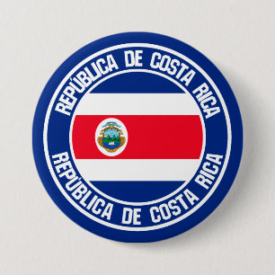 Emblem der Costa Rica Button