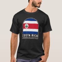 Emblem der Costa Rica-Fahne gestört Vintag