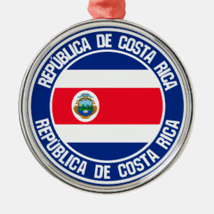 Emblem der Costa Rica Ornament Aus Metall