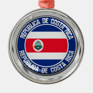 Emblem der Costa Rica Ornament Aus Metall