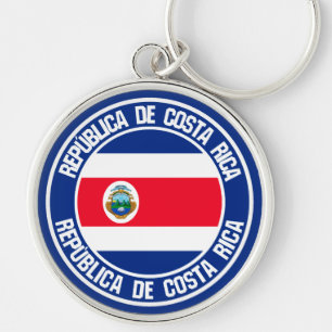 Emblem der Costa Rica Schlüsselanhänger
