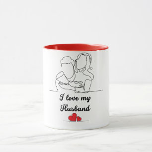 Emblem der ewigen Liebe: Ich Liebe mein Ehemann Tasse