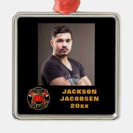 Emblem der Feuerwehr Ornament Aus Metall