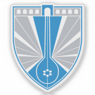 Emblem der Gemeinde Tropojë, Albanien Aufkleber