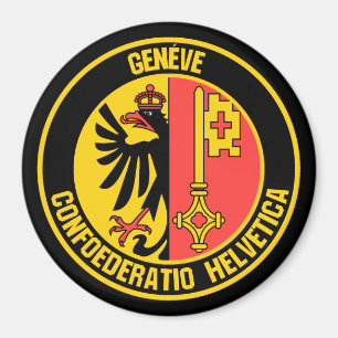 Emblem der Genfer Runde Magnet