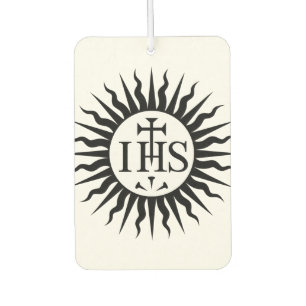 Emblem der Gesellschaft Jesu Autolufterfrischer