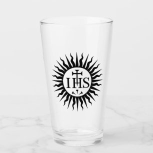 Emblem der Gesellschaft Jesu Glas
